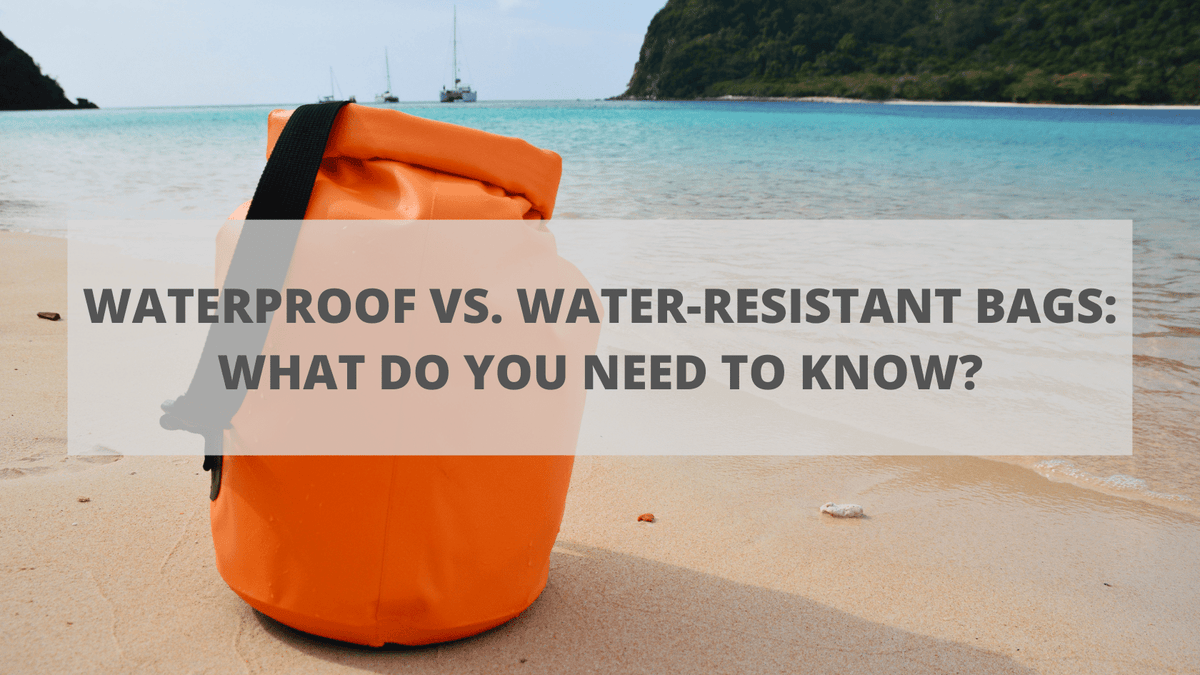 Water sales resistant bag