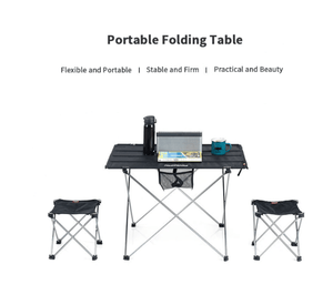 Glamping Ultralight Foldable Camping Table-Novaprosports