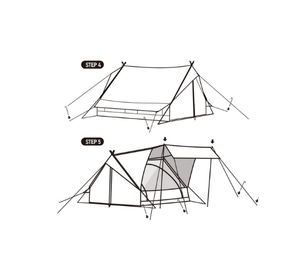 A-Frame Glamping Tent - 4 Person-Novaprosports