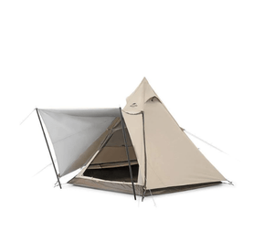 Hexagon Ranch Pyramid Glamping Tent - 3-4 Person-Novaprosports