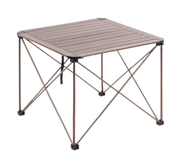 Glamping Portable Aluminum Folding Table - Champagne