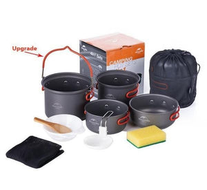 Updated Camping Cooking Set Pots - 4Pcs-Novaprosports