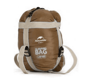 Compact Ultralight Sleeping Bag Naturehike 0.76kg – Brown (Right)-Novaprosports