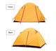 Speedy 3 - 2.4 Kg Hiking Tent - Amber-Novaprosports