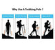 Lightweight Trail Trekking Pole Adjustable – Men's-Novaprosports